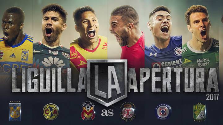 La Liguilla del Apertura 2017 al momento. Así serán los cruces que se desarrollarán en la Liguilla por el título de la Liga MX. Habrá Clásico Joven.
