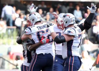 Brady y los Patriots se roban el corazón de México con paliza a Raiders