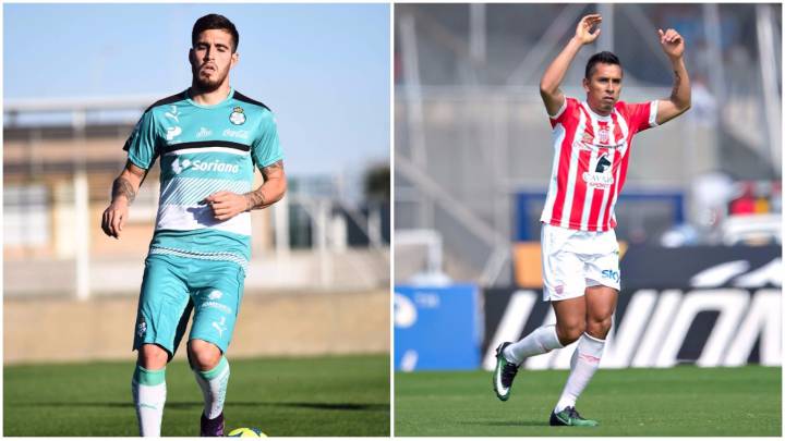 Santos y Necaxa se intercambian a Ventura Alvarado y Jesús Isijara