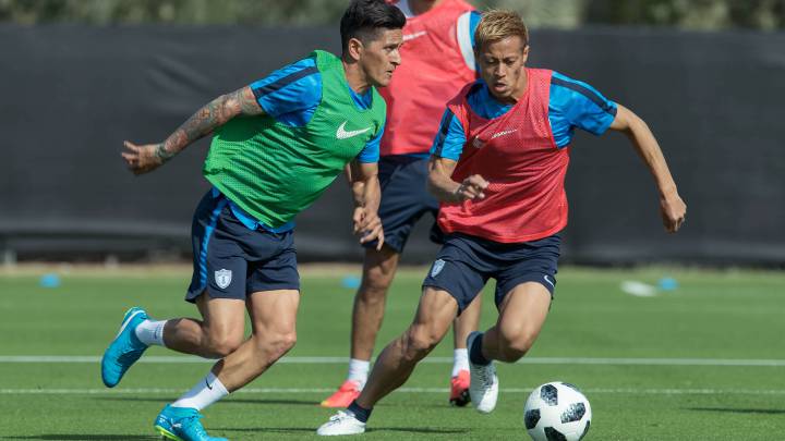 Pachuca ya entrenó en Emiratos Árabes Unidos