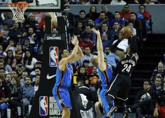 Los Nets sorprenden al Thunder en la Ciudad de México
