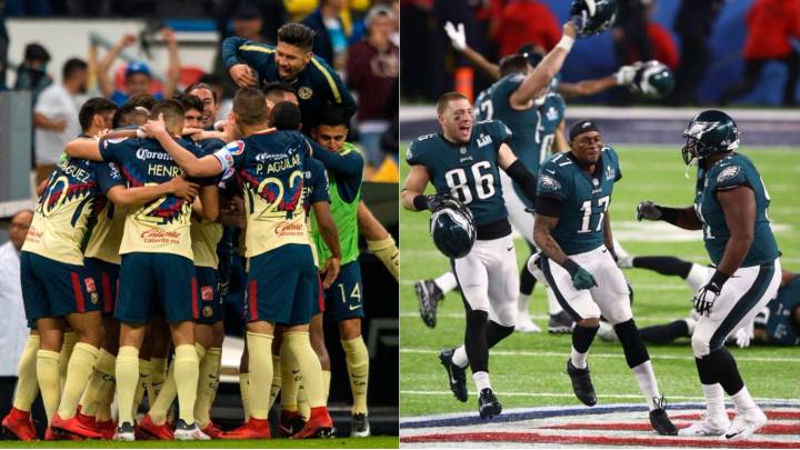Felicitación América Filadefia Super Bowl