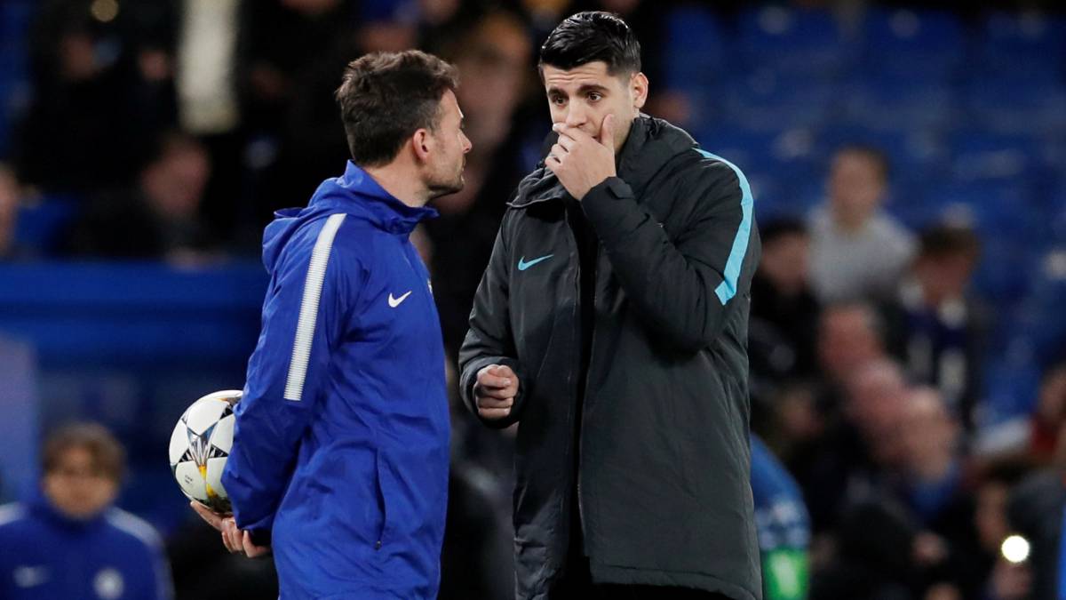 Morata, criticado en Inglaterra por cómo se tomó la suplencia