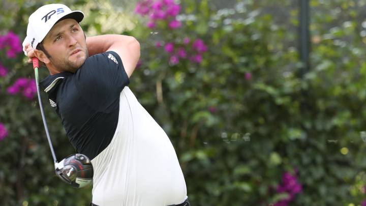 Jon Rahm, golfista español, en el World Golf Championships-Mexico Championship.