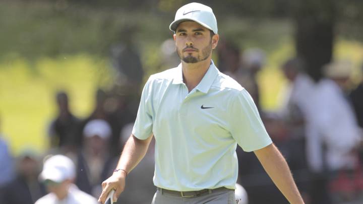 Abraham Ancer recorre el campo de Golf del Club de Chapultepec en el World Golf Championship México
