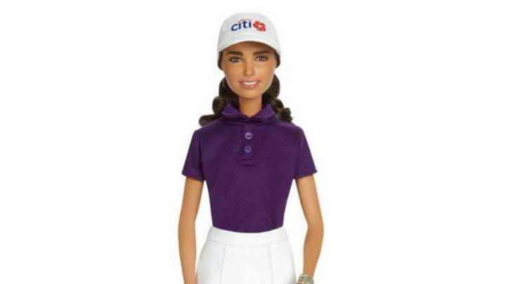 Lorena Ochoa representada como Barbie