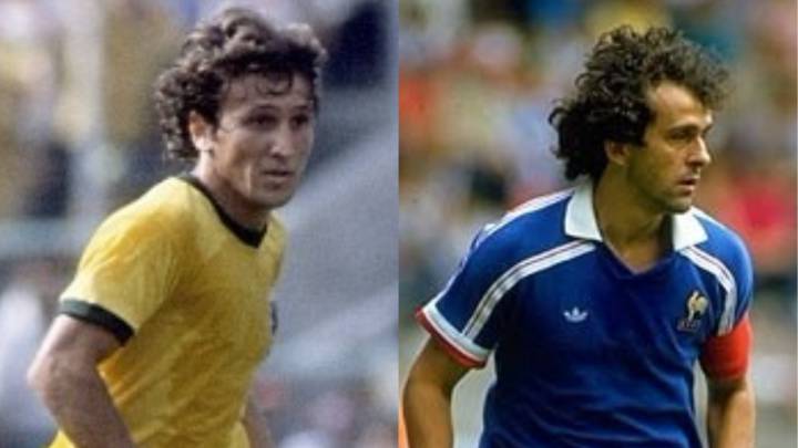 Zico y Platini en México 86
