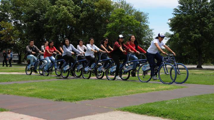 Bicitren en Ciudad Universitaria.