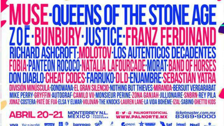Pa’l Norte 2018: TV, horarios, cartel, bandas y artistas