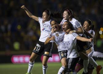 En agonía, Tigres sacó empate a Rayadas en Final Femenil