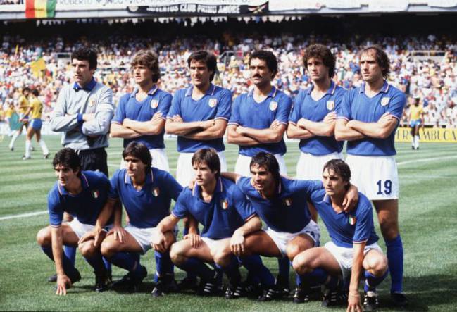 El once titular de la Nazionale en España '82.