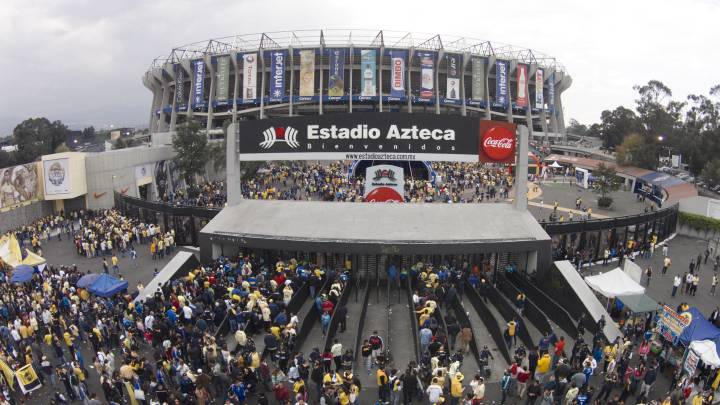 Panorámica del Estadio Azteca.