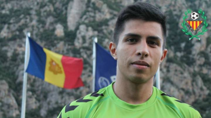 Diego Nájera, delantero mexicano que milita en la liga de Andorra