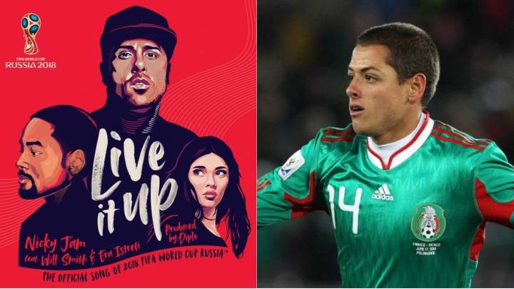 'Chicharito' aparece en video del tema oficial del Mundial