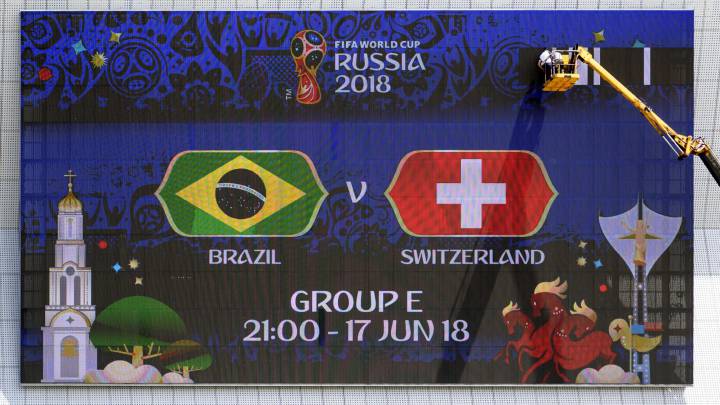 El Brasil vs Suiza de la jornada 1 del Mundial 2018 será este domingo 17 de junio a las 13:00 horas.