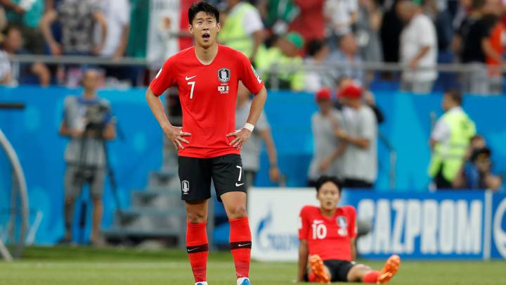 Heung-min Son, jugador de la selección de Corea del Sur