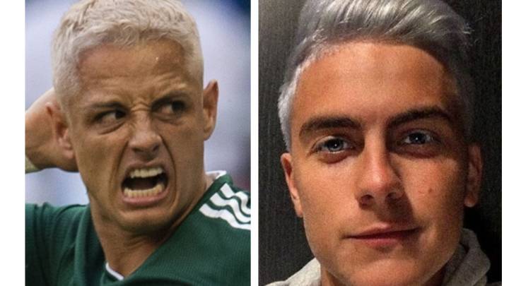 Paulo Dybala le ‘copia’ el look a Chicharito