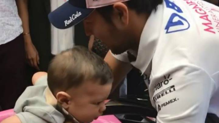 El hijo de 'Checo' Pérez ya subió al monoplaza de Force India