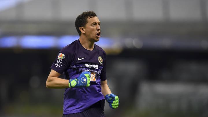 Agustín Marchesín alegra a su hijo con el 'Vamos América'