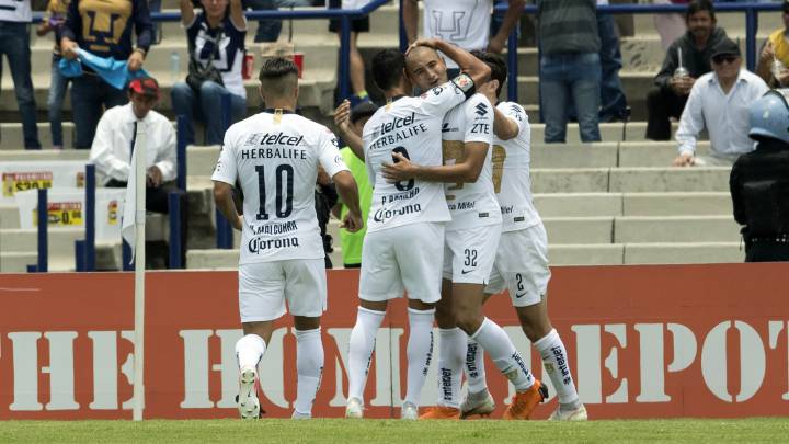 Pumas venció a Necaxa en la jornada 2 del Apertura 2018