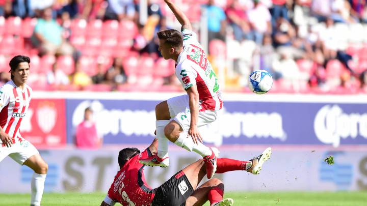 Imagen del Partido Necaxa vs Lobos BUAP en vivo de la jornada 3 del Apertura 2018 de la Liga MX que se disputa este sábado 4 de agosto a las 17:00 horas en la cancha del Estadio Victoria de Aguascalientes.