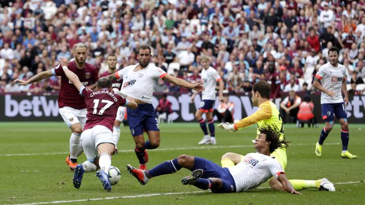 Penalti inventado de Chicharito no fue suficiente para West Ham