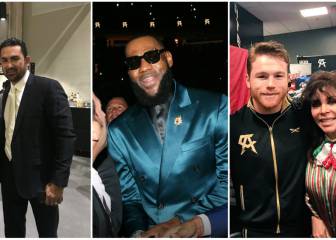 Famosos que se presentaron a la Canelo vs Golovkin 2