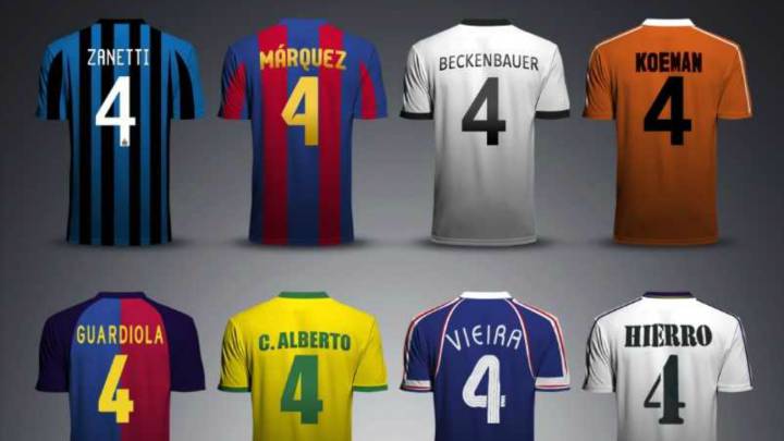 Los 16 legendarios arqueros con el dorsal '4'; ¿Quién es tu favorito?