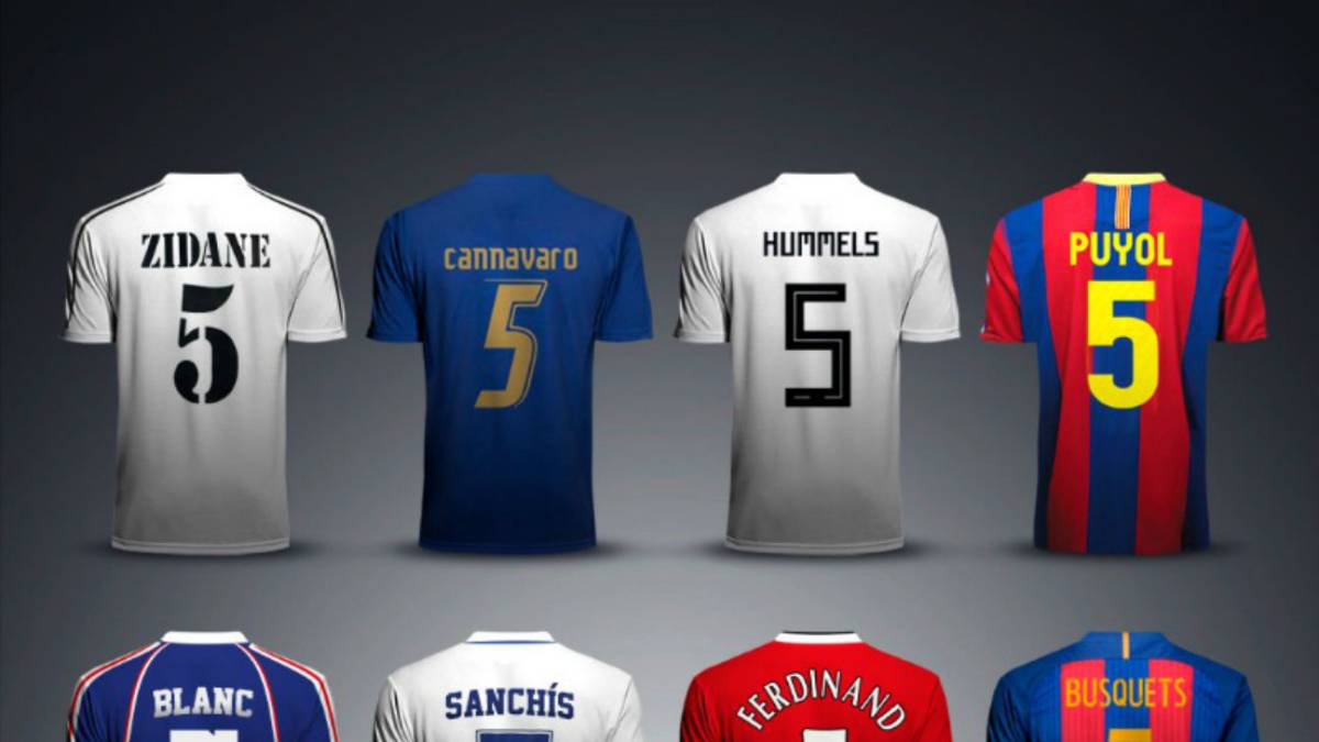 Los 16 legendarios futbolistas con el dorsal ‘5’; ¿Quién es tu favorito?