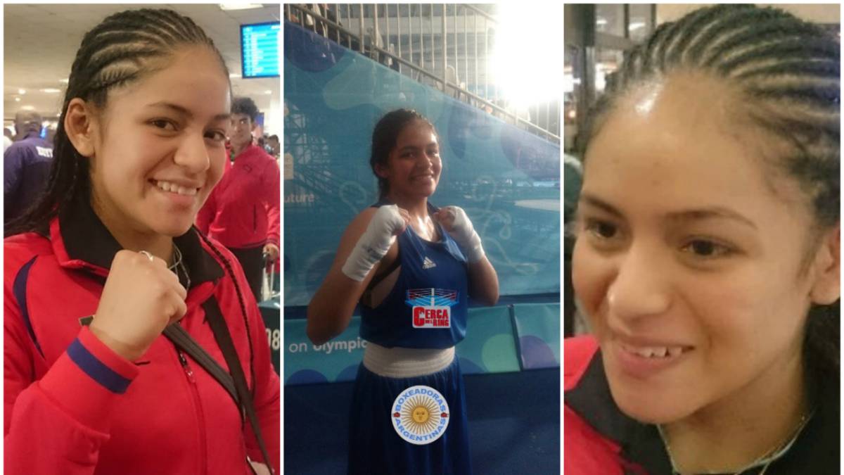 Mujer boxeadora
