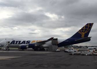 Aterriza en la Ciudad de México el primer avión de la F1