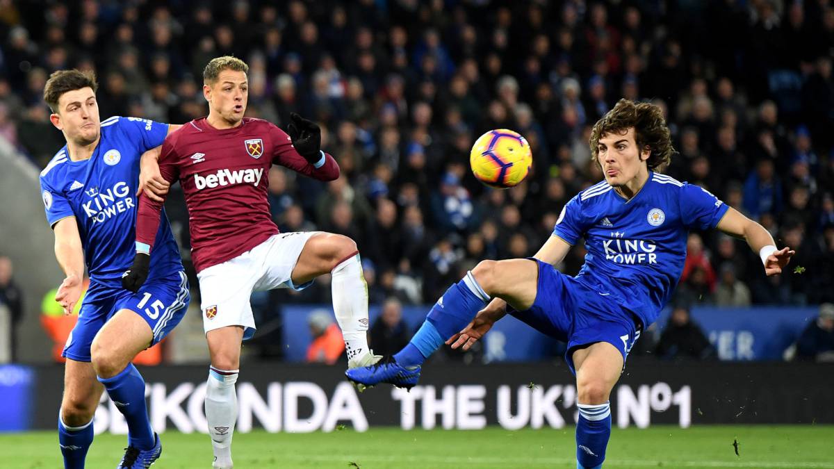 'Chicharito' fue titular en el empate ante el Leicester City