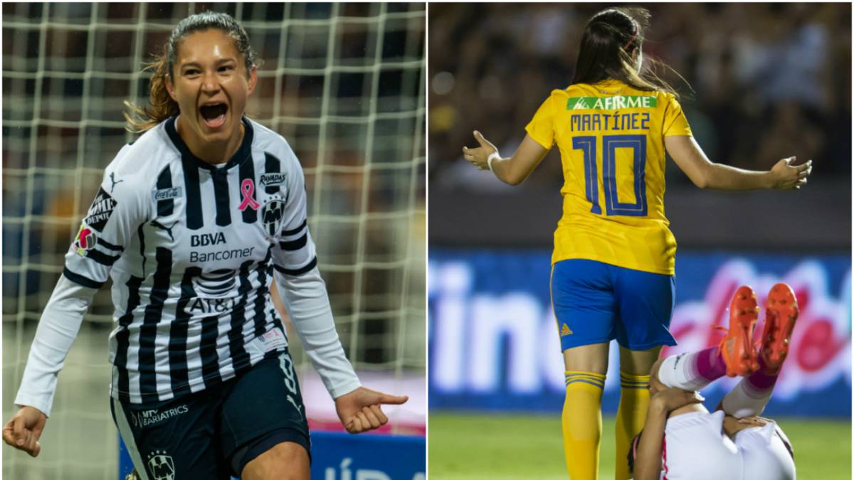 Jugadoras de fúbol corriendo por el campo de juego