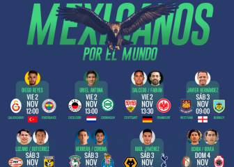 Los mexicanos se alistan para una movida jornada europea