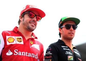Checo Pérez comparó a Alonso con Messi y Cristiano