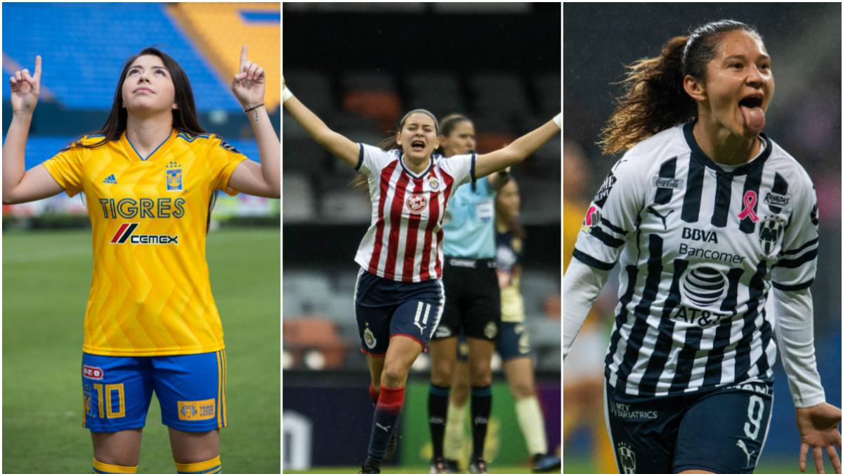 Jugadoras abrazadas festejando anotación