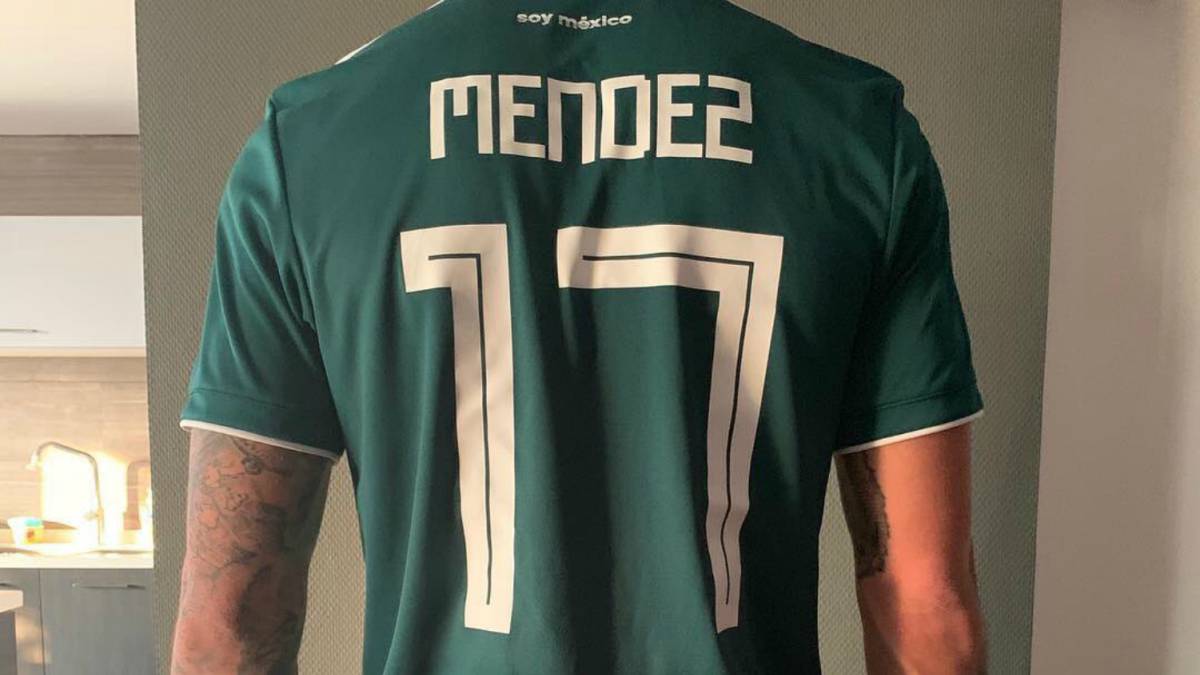 Edgar Méndez ya luce la playera de Selección Mexicana