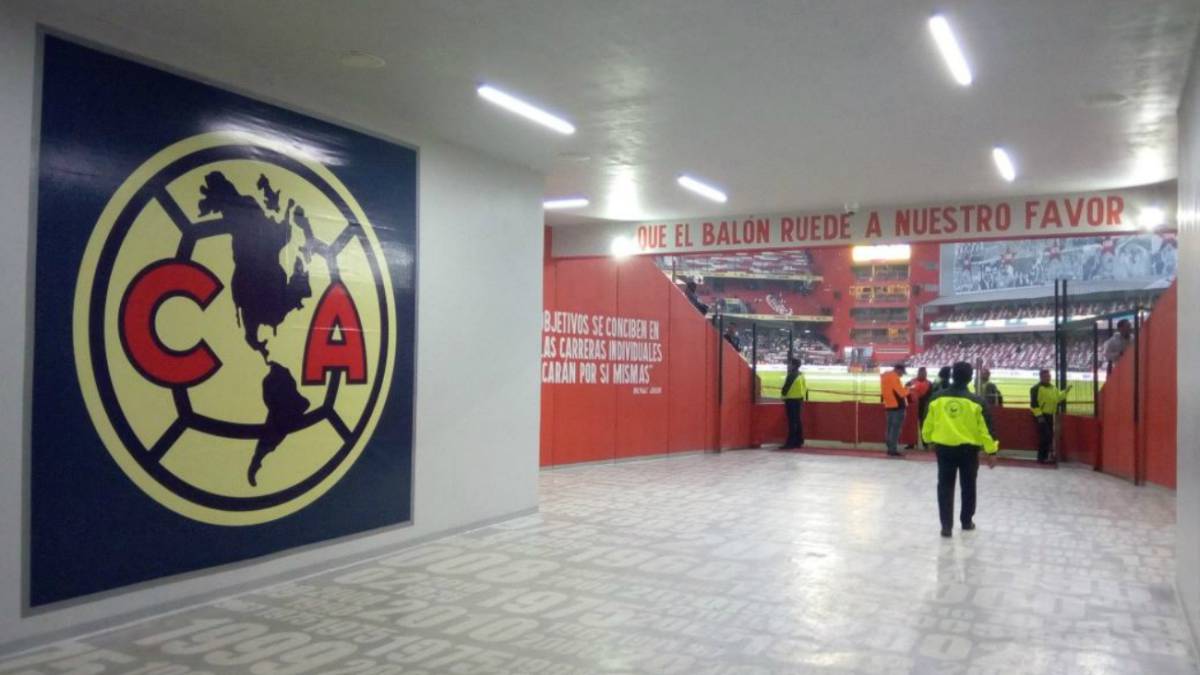 América pone sus colores al estadio Nemesio Diez