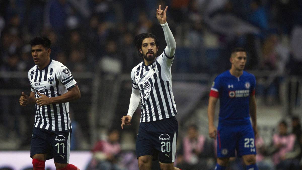 Rayados de Monterrey vence 1-0 a Cruz Azul en la ida de semifinales