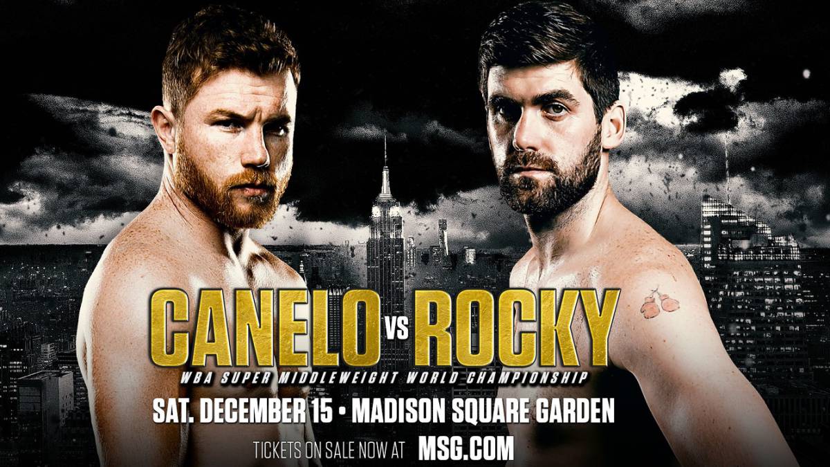 Canelo - Rocky Fielding: horario, TV, cartelera y cómo ver online