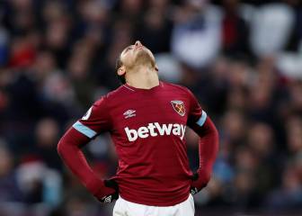 Con Chicharito, West Ham pierde frente al Watford