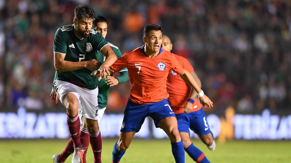 México vs Chile, partido amistoso