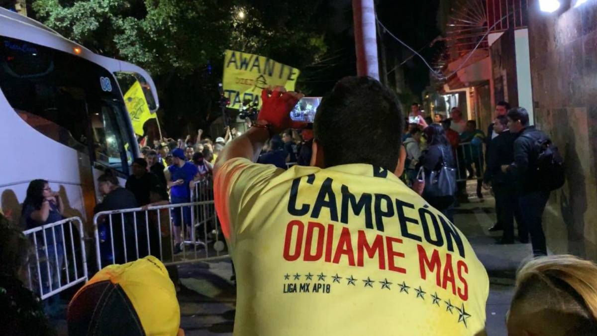 El campeón América ya está en Guadalajara