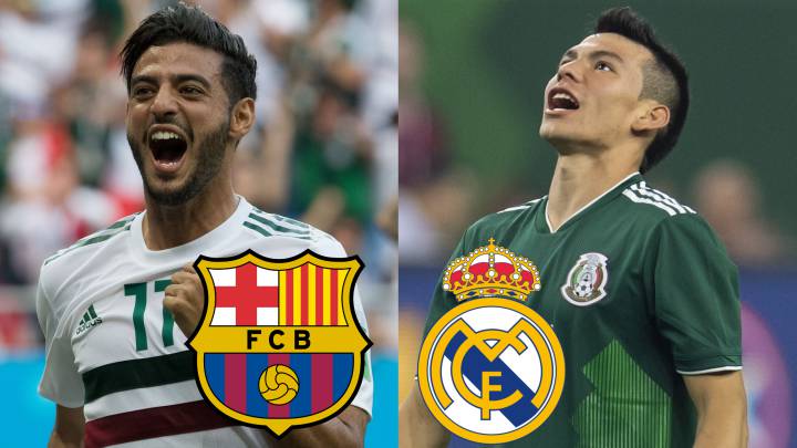 Los 7 mexicanos que sonaron para el Real Madrid o Barcelona