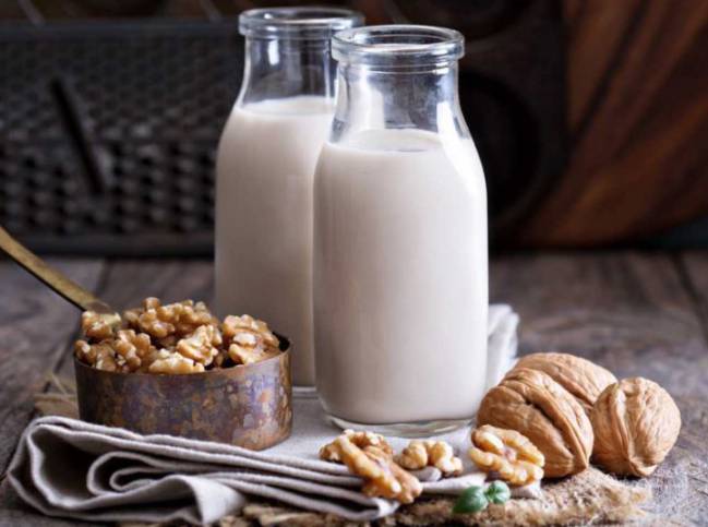 Leche vegetal de nuez
