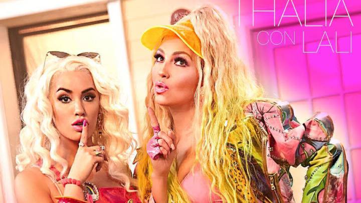 Thalia y Lali en su nuevo video 'Lindo pero bruto'