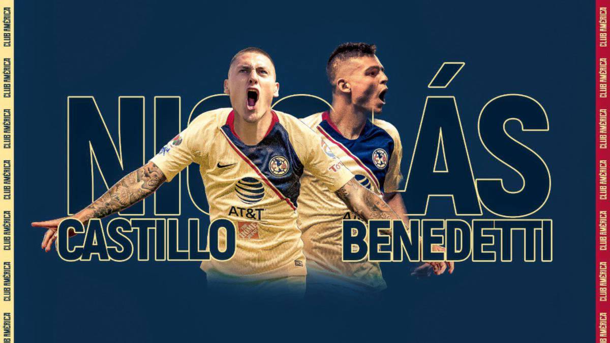 Nicolás Castillo y Nicolás Benedetti llegan al América