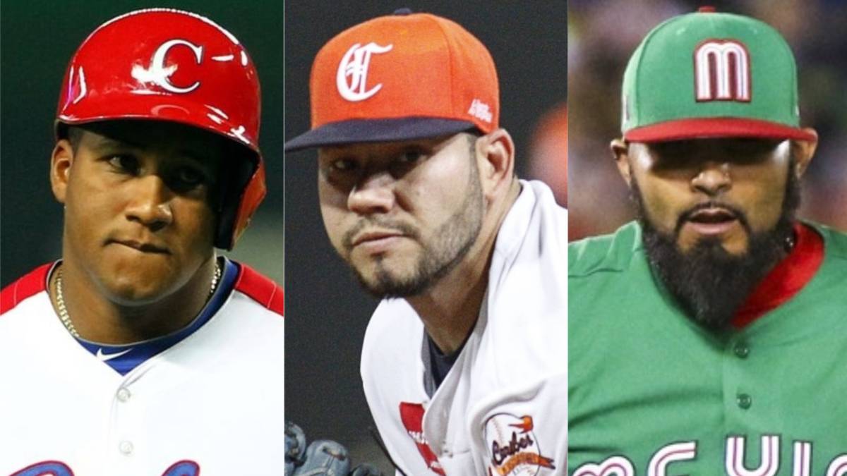 Sergio Romo, Alfredo Despaigne y Carlos Teller