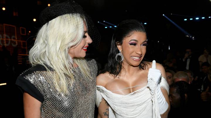 Cardi B más feliz que nunca por estar con Lady Gaga
