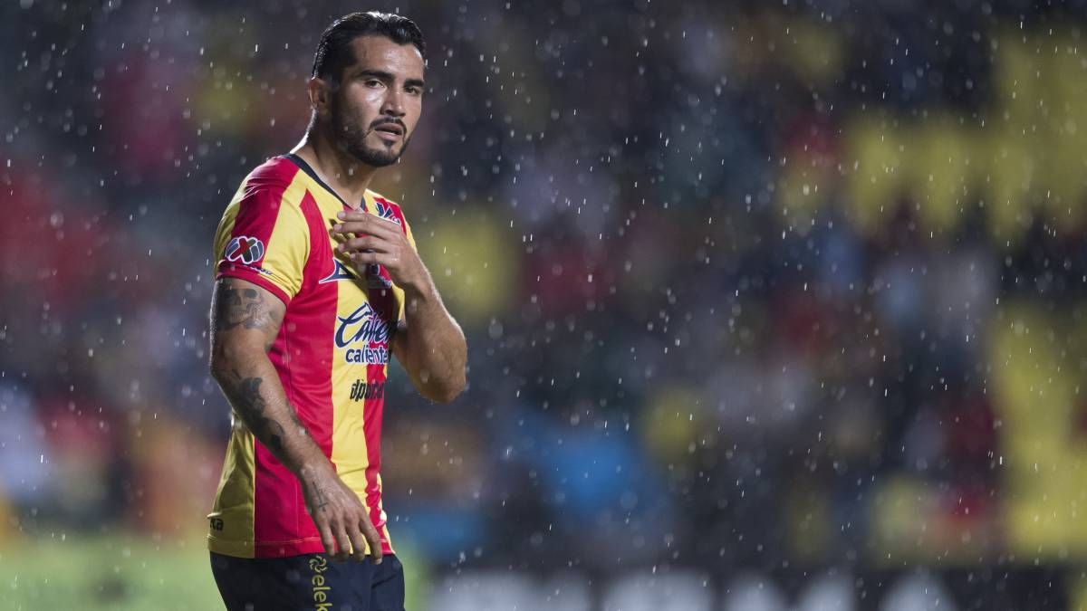 Aldo Rocha en un encuentro de Morelia